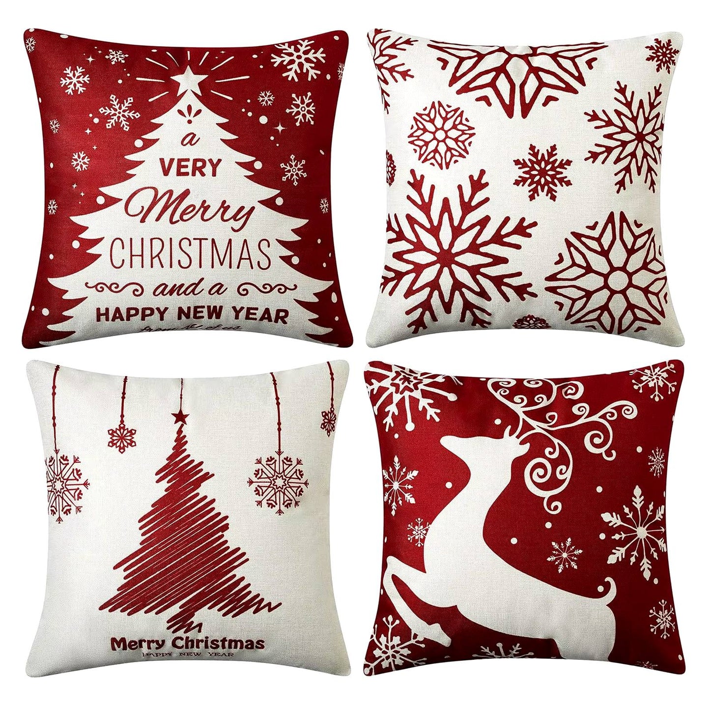 Christmas Themed Pillows, 18"