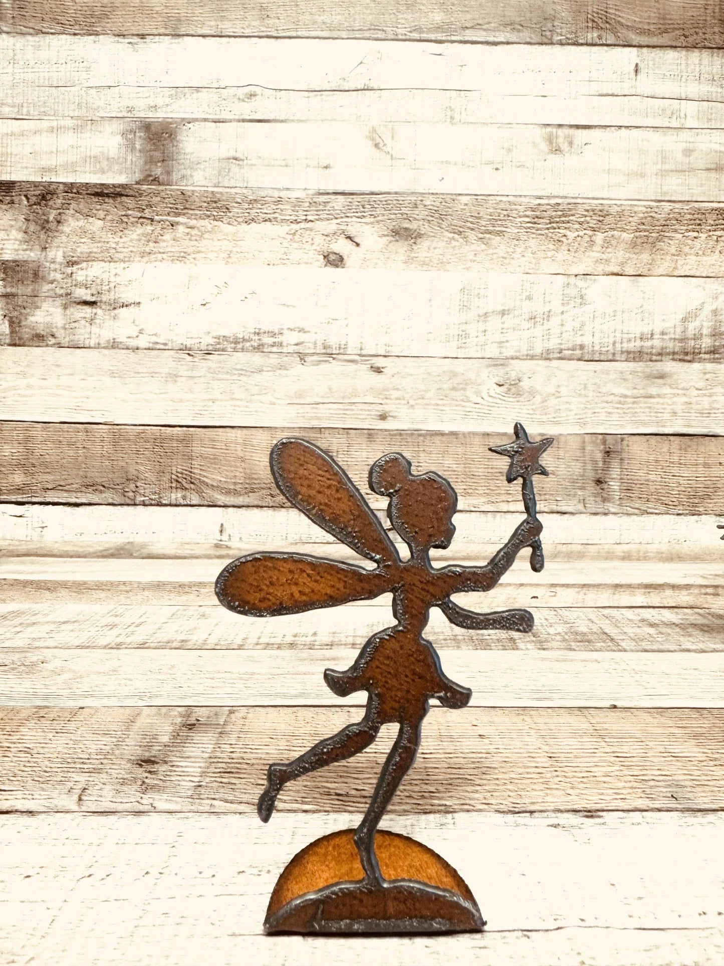 Fairy Rustic Metal Figurine