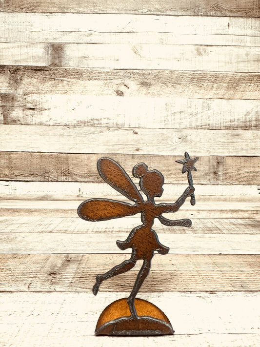 Fairy Rustic Metal Figurine