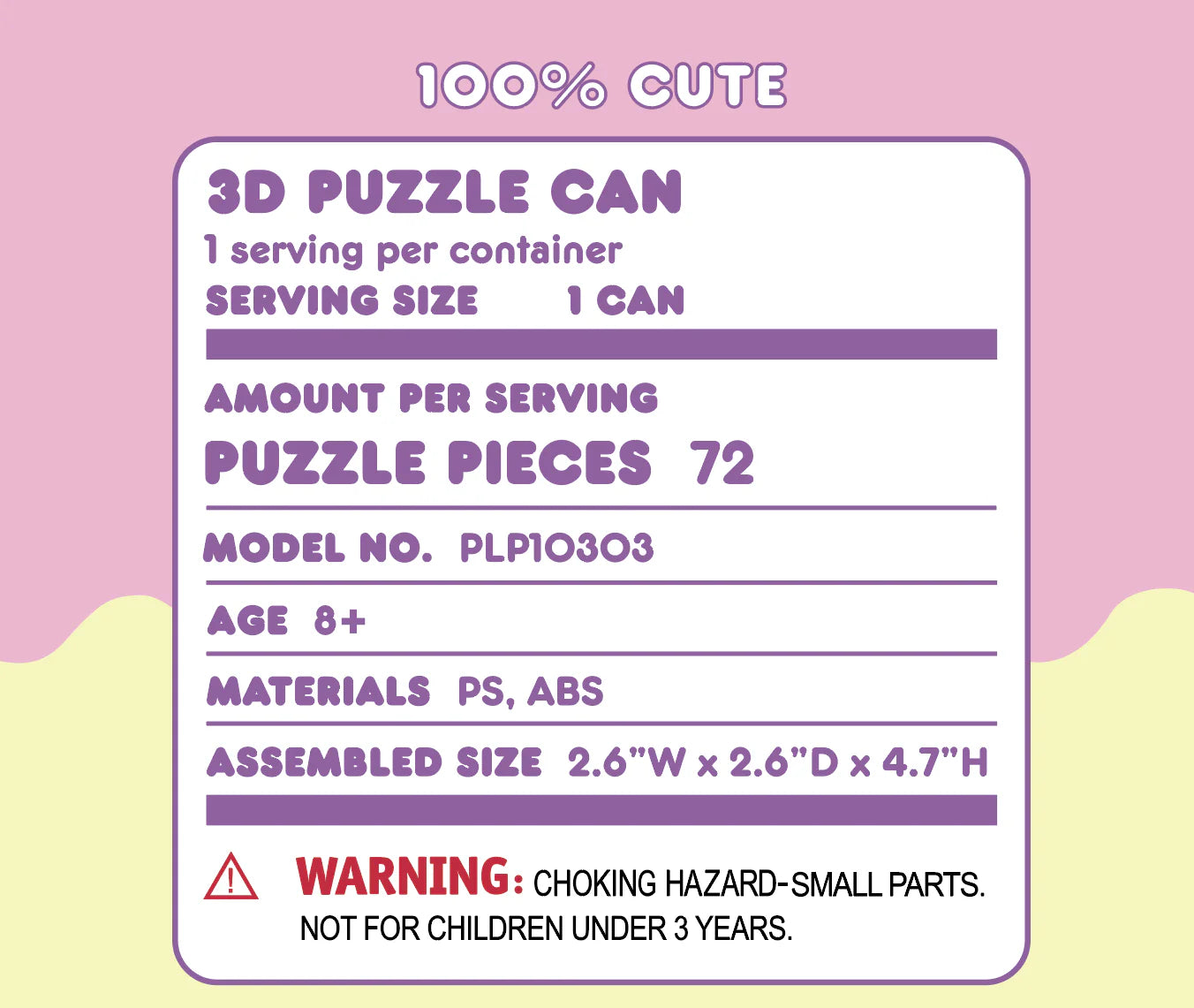 My Melody Soda Pop 3D Puzzle