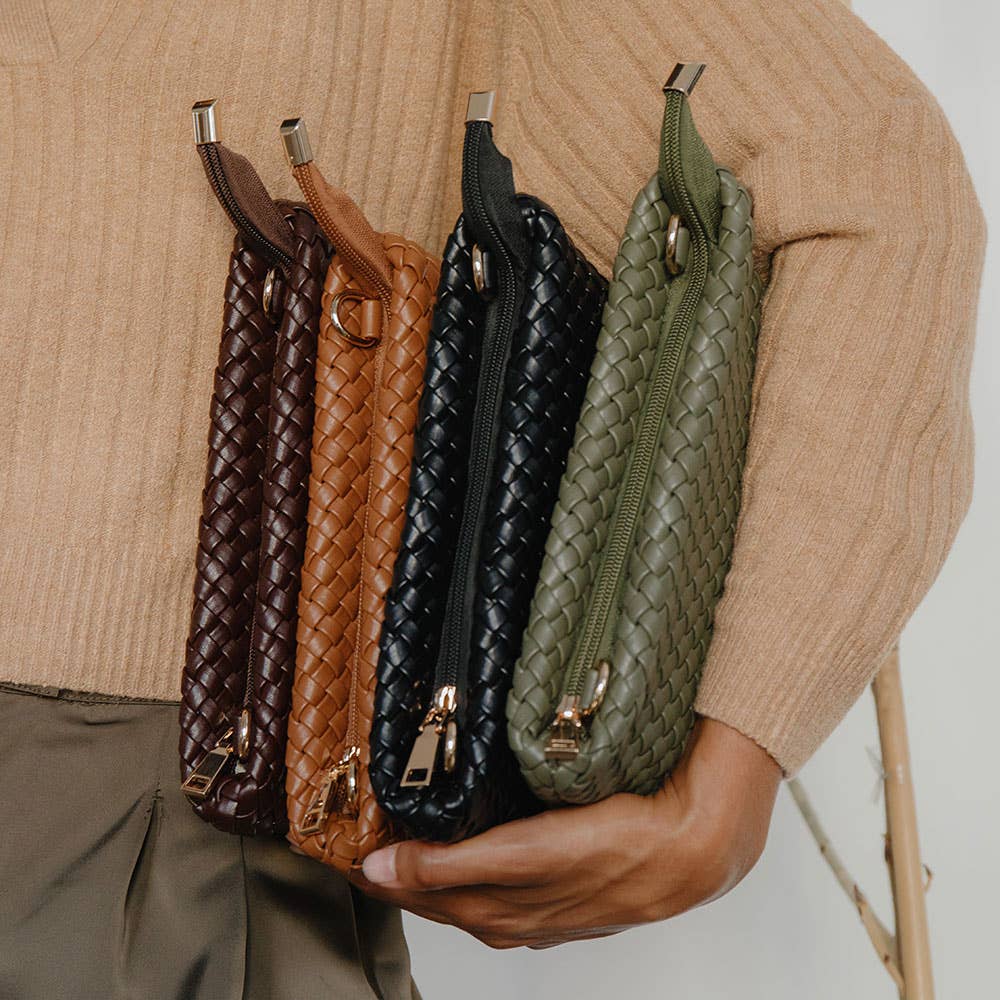 Daisy Vegan Crossbody Bag Black