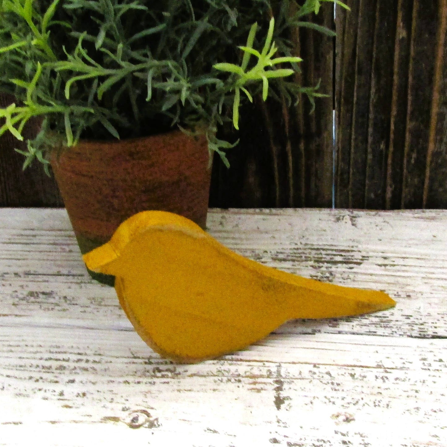 Wooden Bird - Rustic