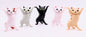 Dancing Cat Figurines