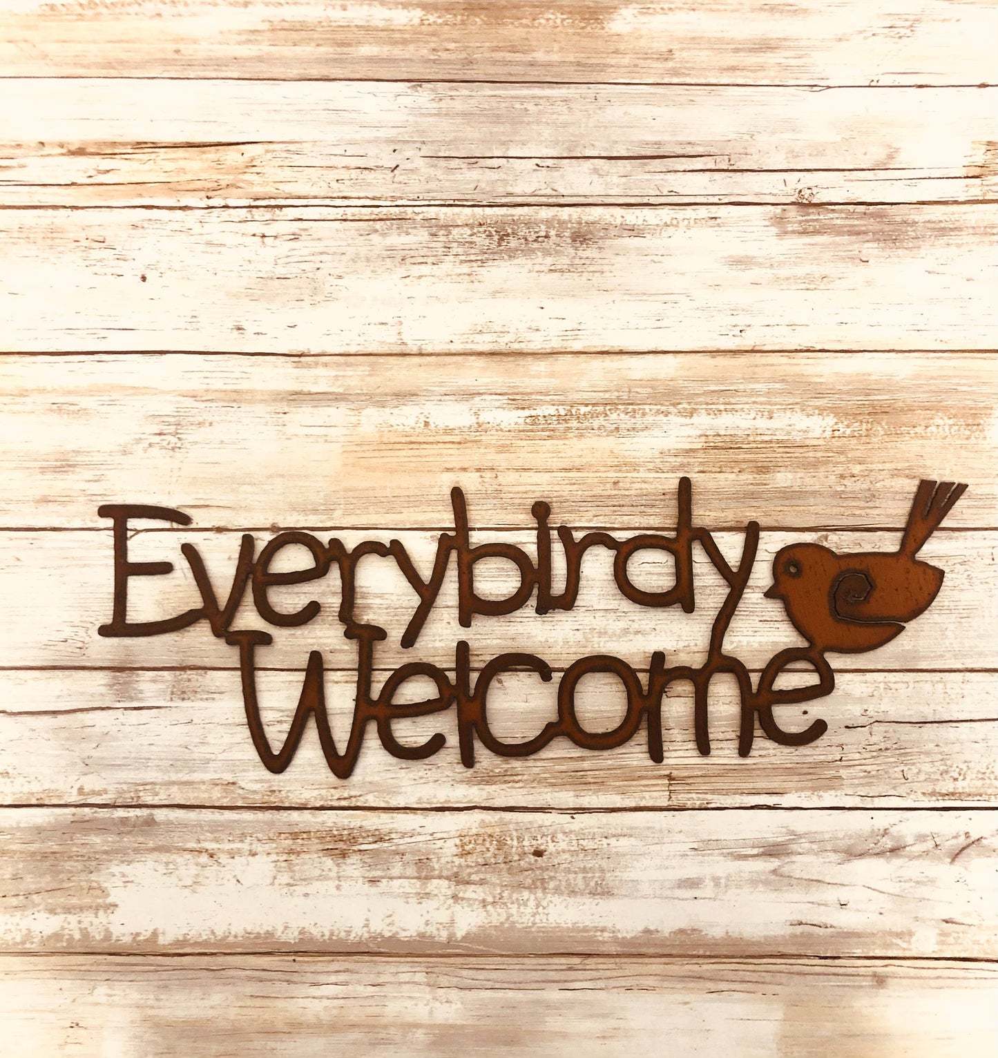 Every Birdy Welcome Garden Sign