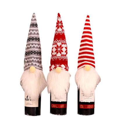 Wine Bottle Holiday Gnomes