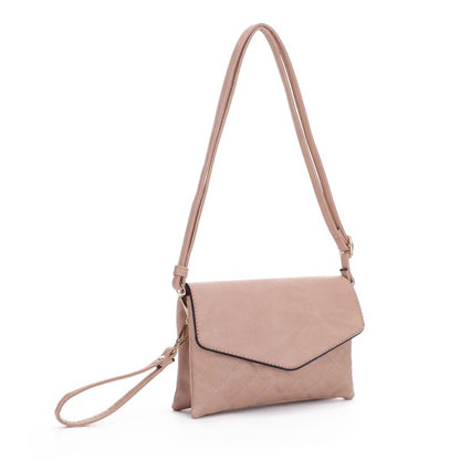 Mariah Quilted Envelope Crossbody Bag