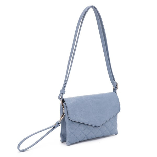 Mariah Quilted Envelope Crossbody Bag