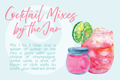 Cocktail Mix Jars