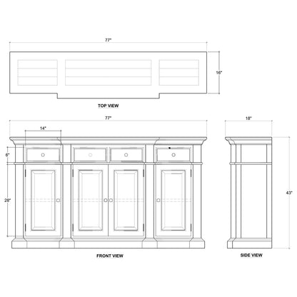 Genoa Sideboard Large