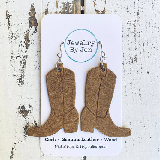 Cowgirl Boots: Tan