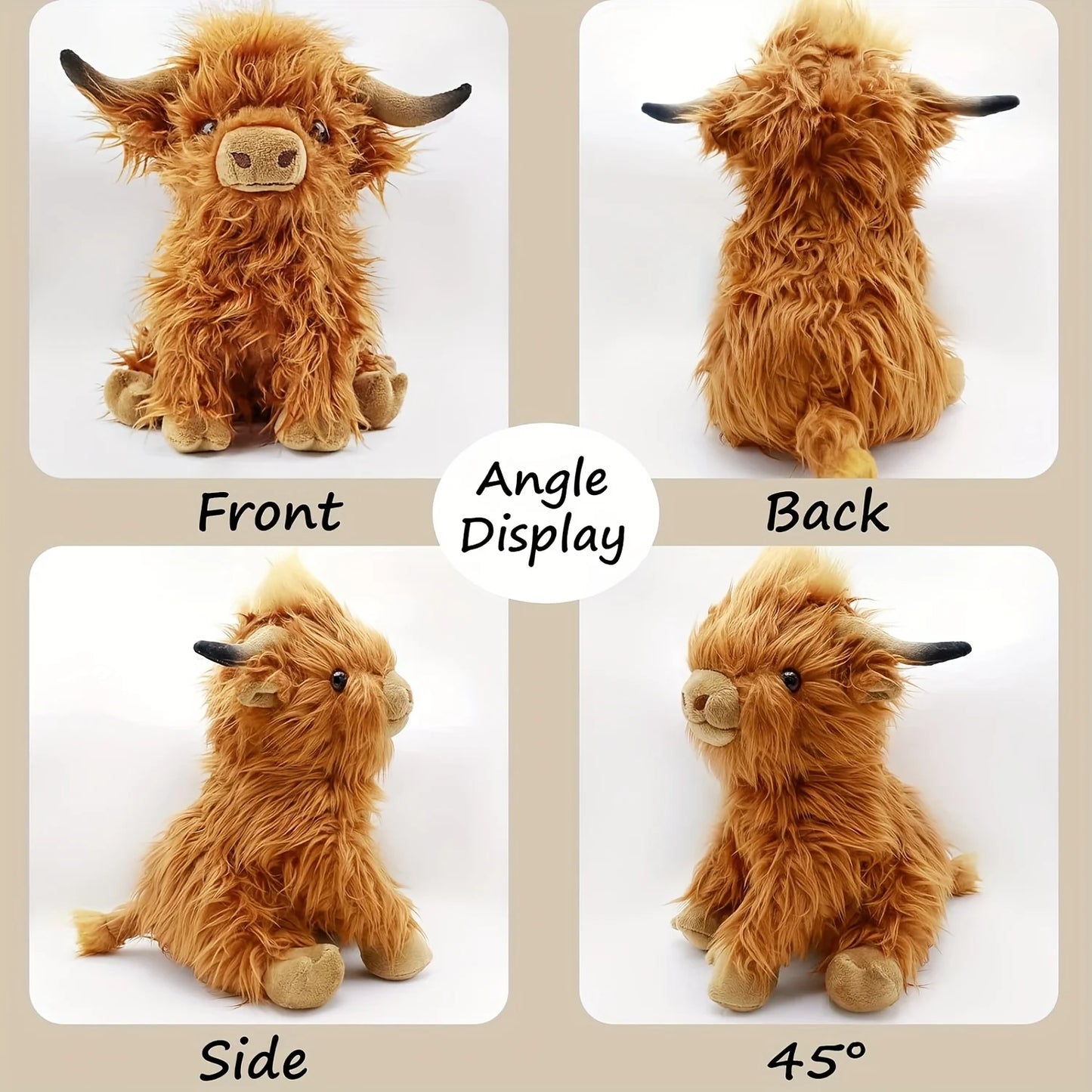 Plush Highland Bull