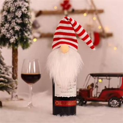 Wine Bottle Holiday Gnomes