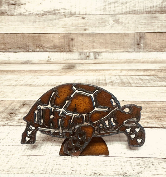 Tortoise Rustic Metal Figure