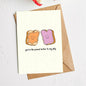 Peanut Butter to My Jelly, Greeting Card