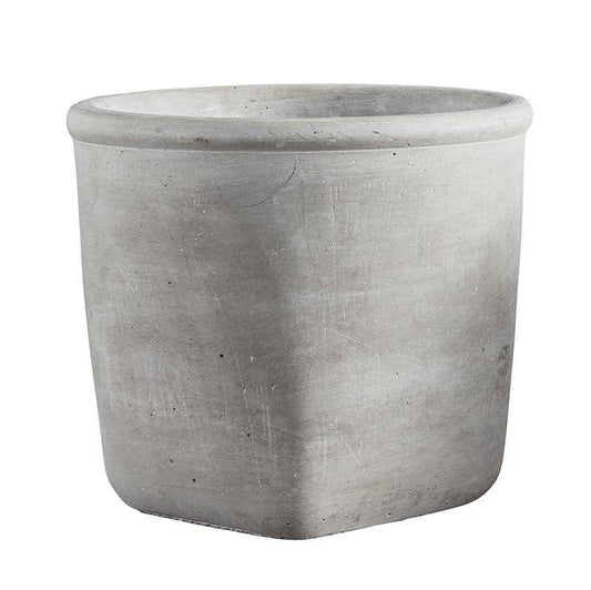 Cement Square Pot, Large