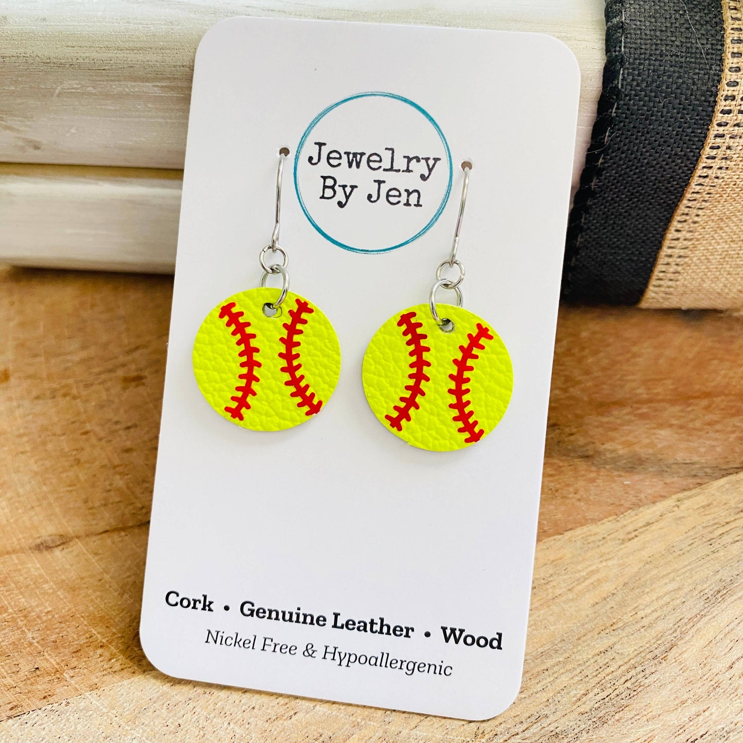 Softball Earrings: Small