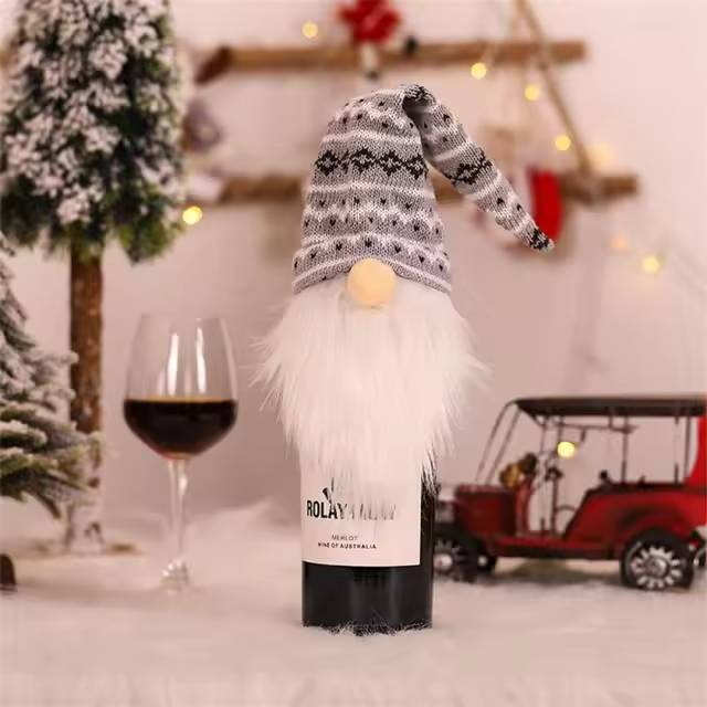 Wine Bottle Holiday Gnomes