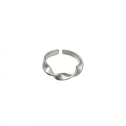 Triple Twist Ring - Silver