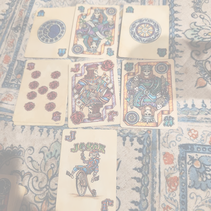 Grateful Dead Liquid Blue Playing Cards, 1992