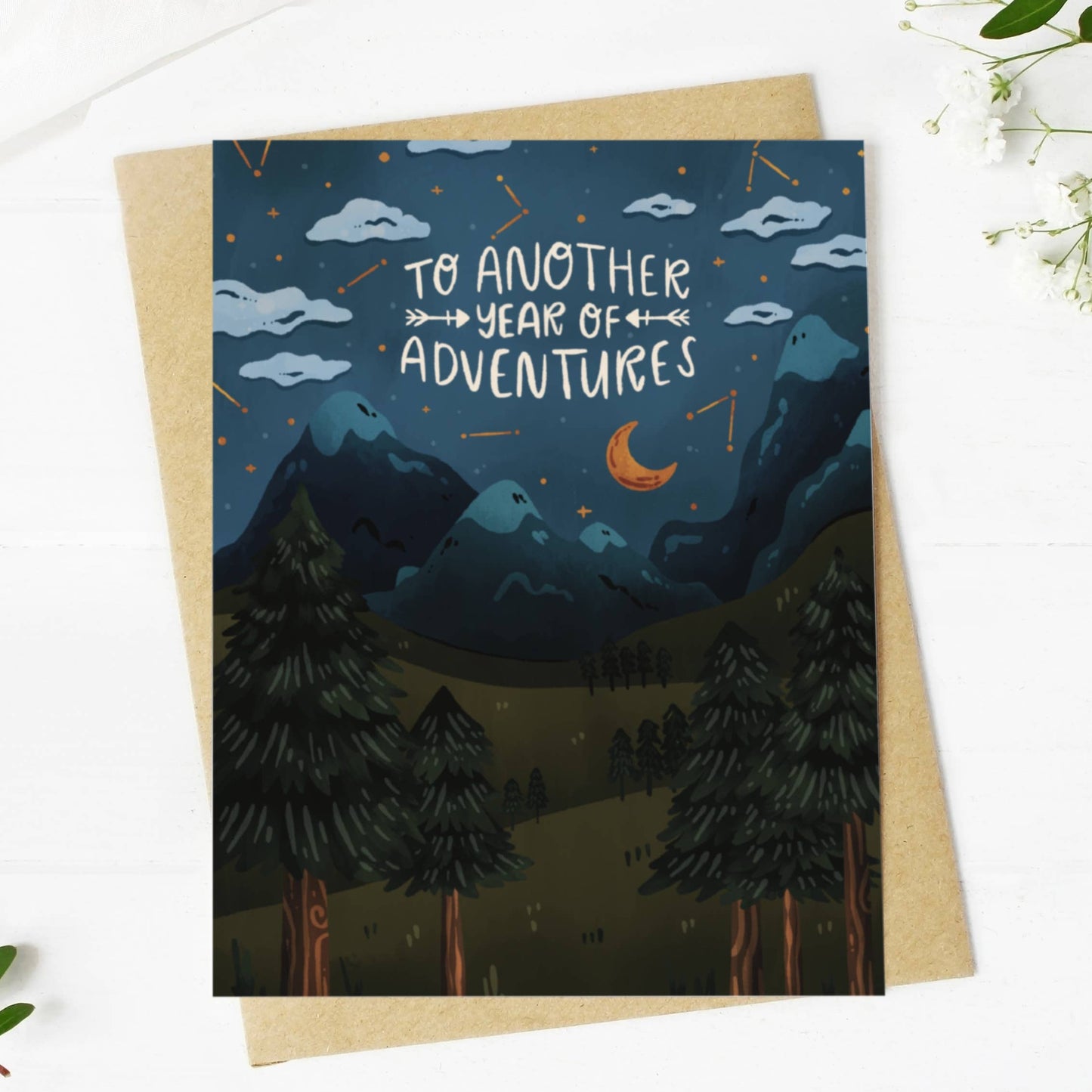 To Another Year Of Adventures, Greeting Card