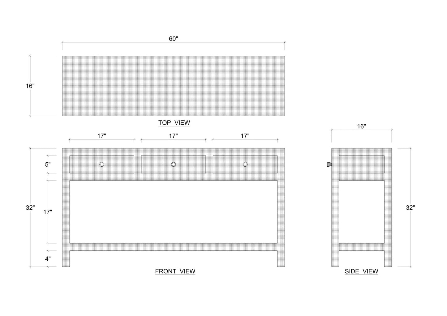 Kagu Console Table