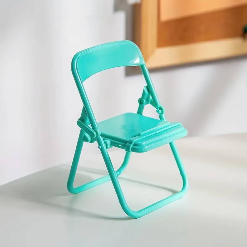 Mini Folding Chair Smartphone Stand