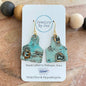 Small Cattle Tag: Turquoise Wildwood