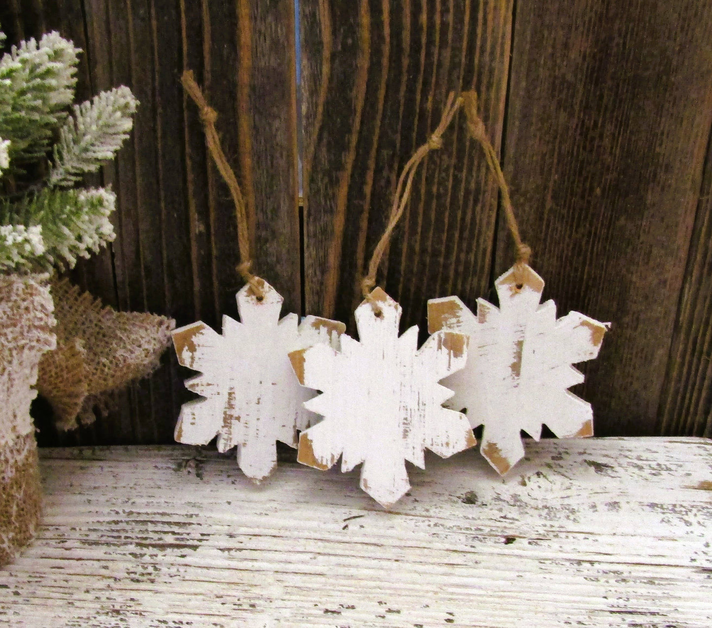 Wooden Snowflake - Rustic