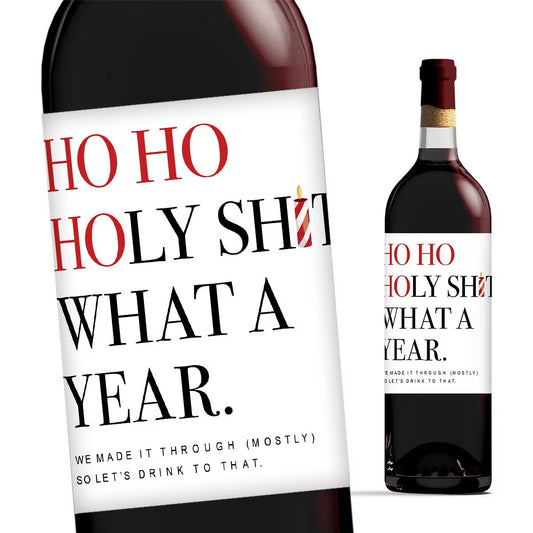 Wine Labels "Ho Ho Ho"