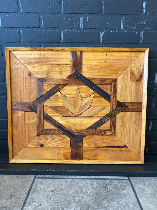 Inlaid Wooden Flower