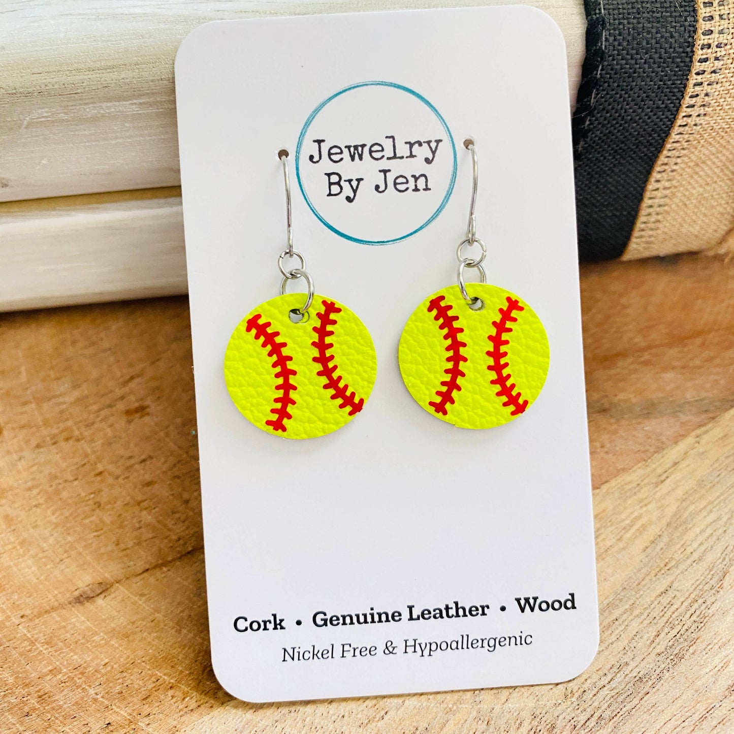 Softball Earrings: Small