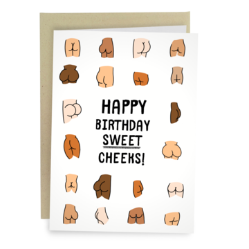 Sweet Cheeks, Greeting Card