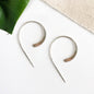 Oblique Earrings - Silver