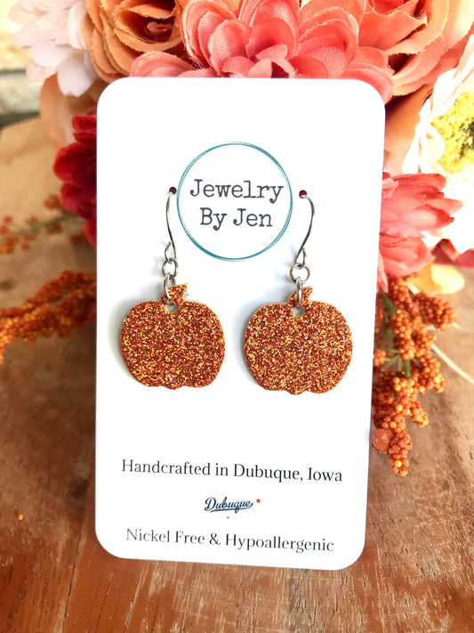 Mini Pumpkin: Orange Glitter
