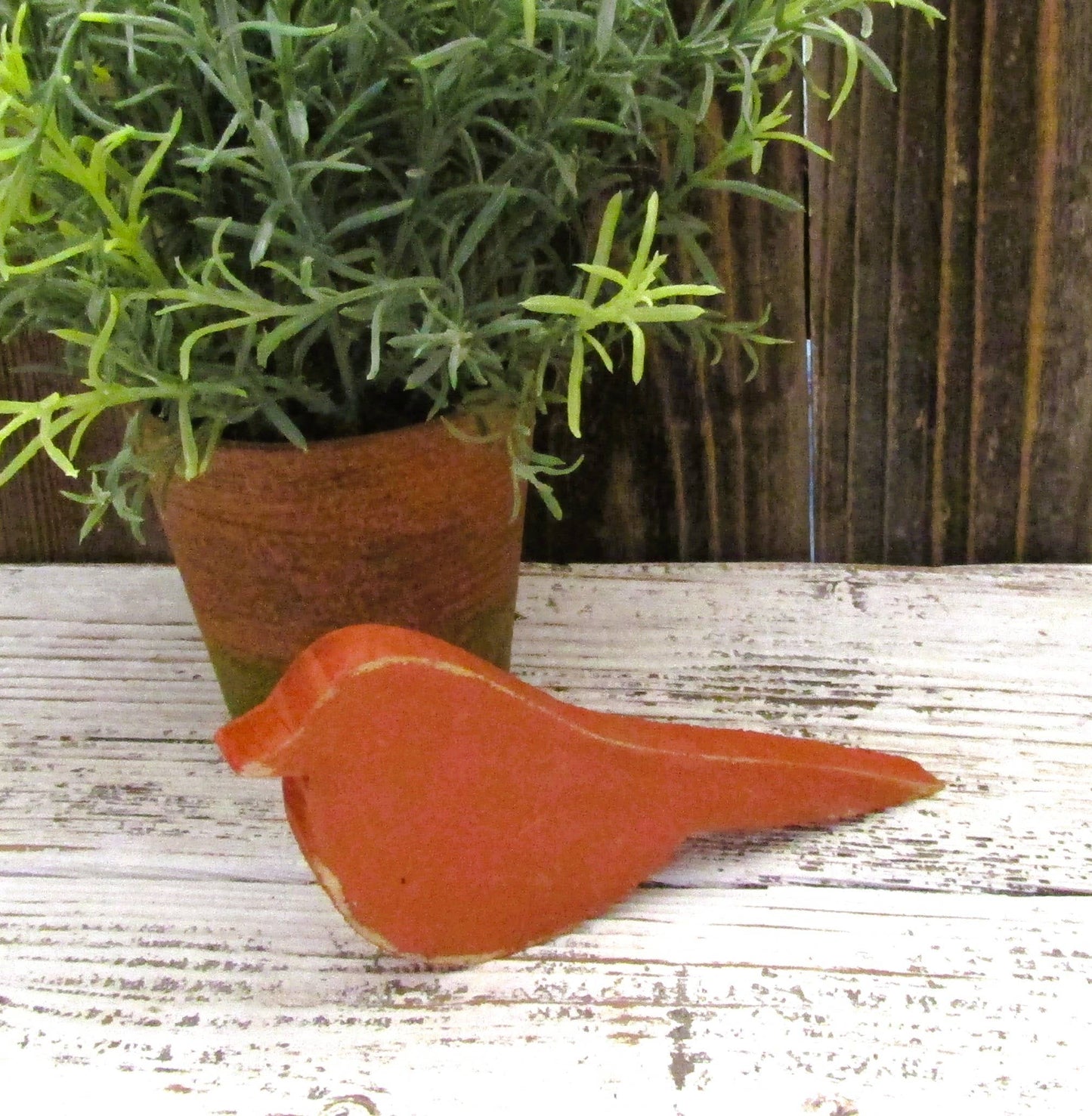 Wooden Bird - Rustic