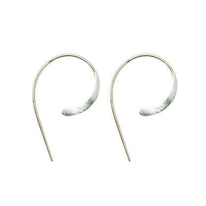 Oblique Earrings - Silver