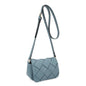 Woven Flap Crossbody Bag