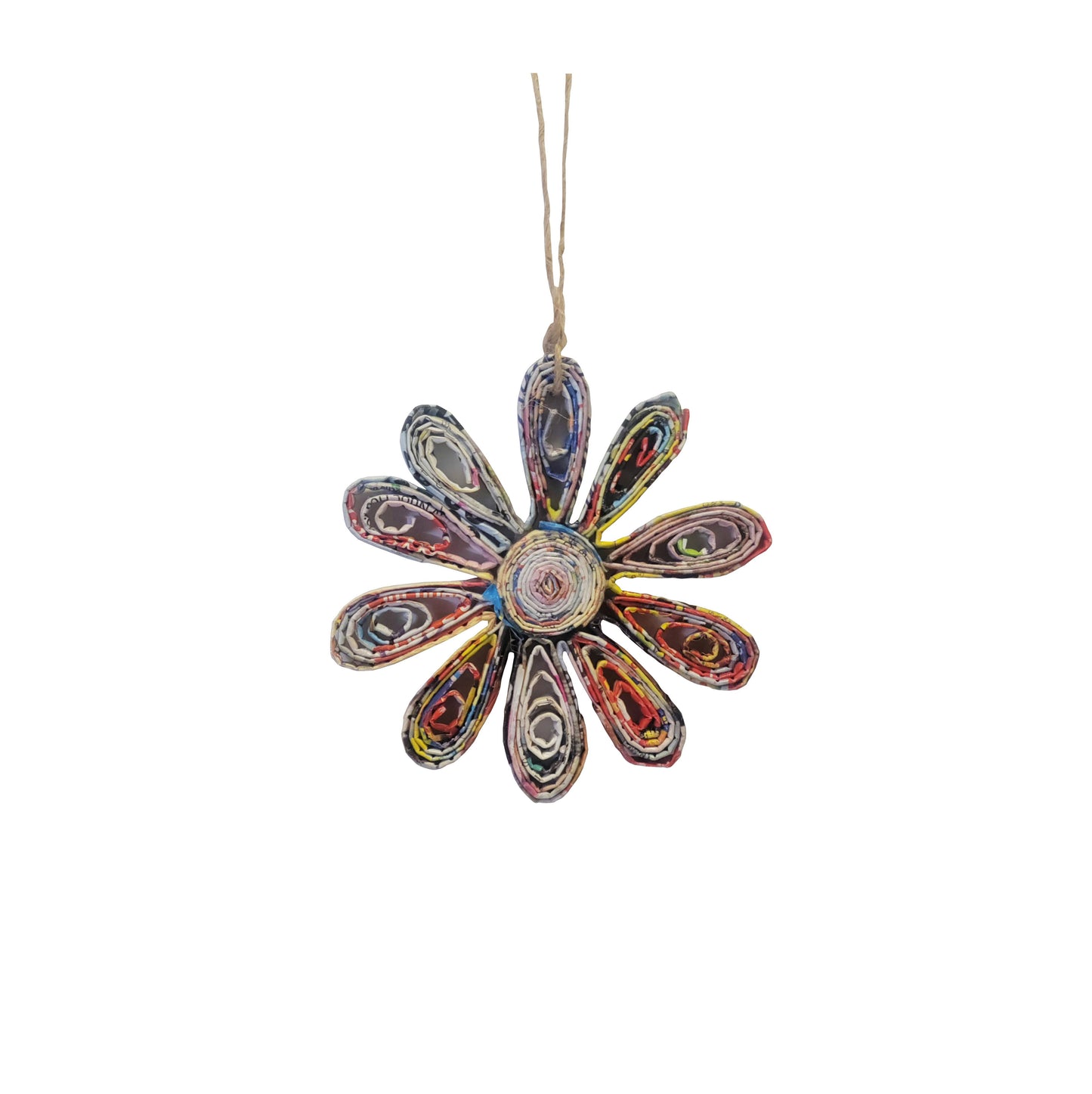 Daisy Ornament - Recycled Paper