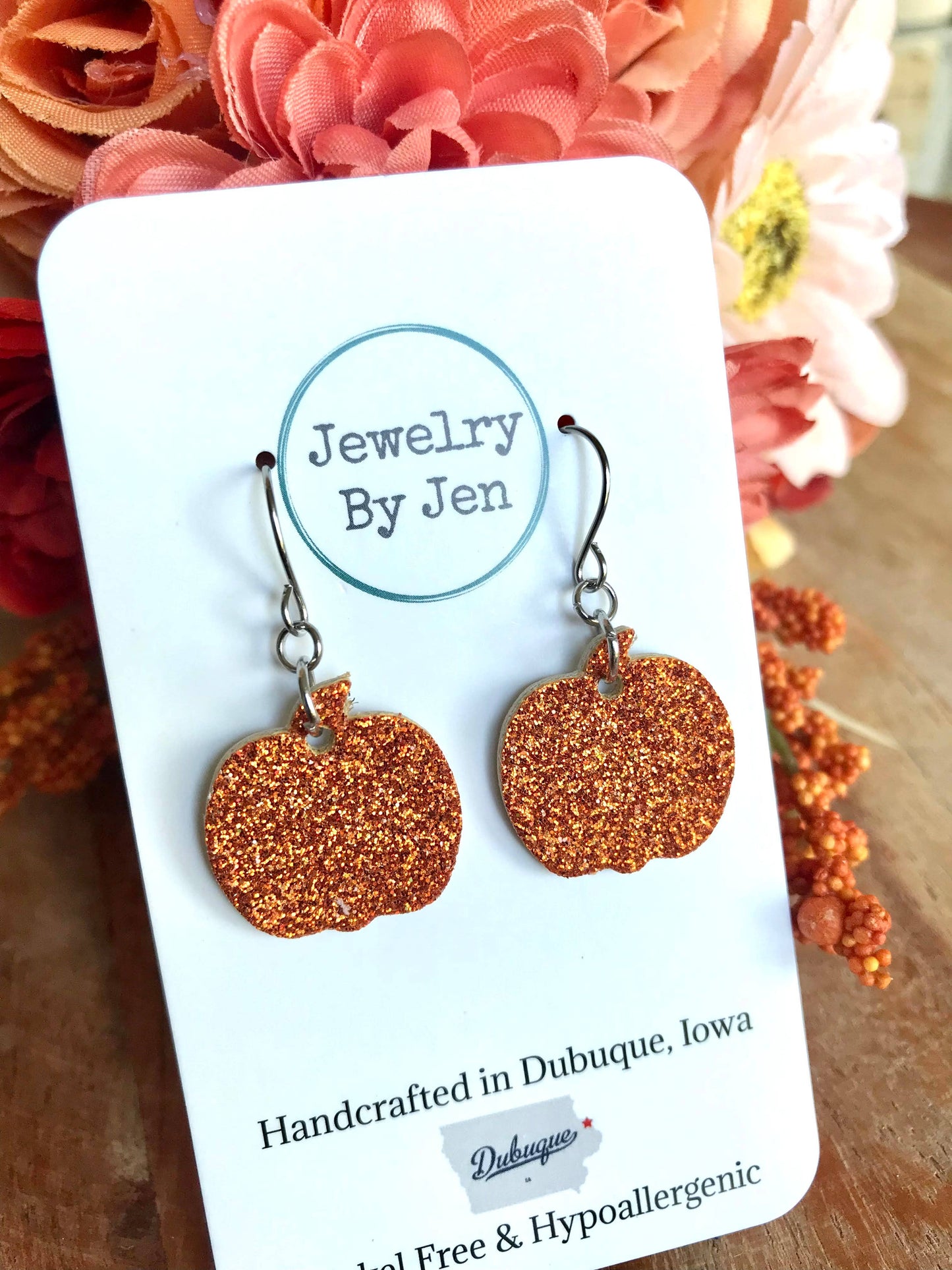 Mini Pumpkin: Orange Glitter