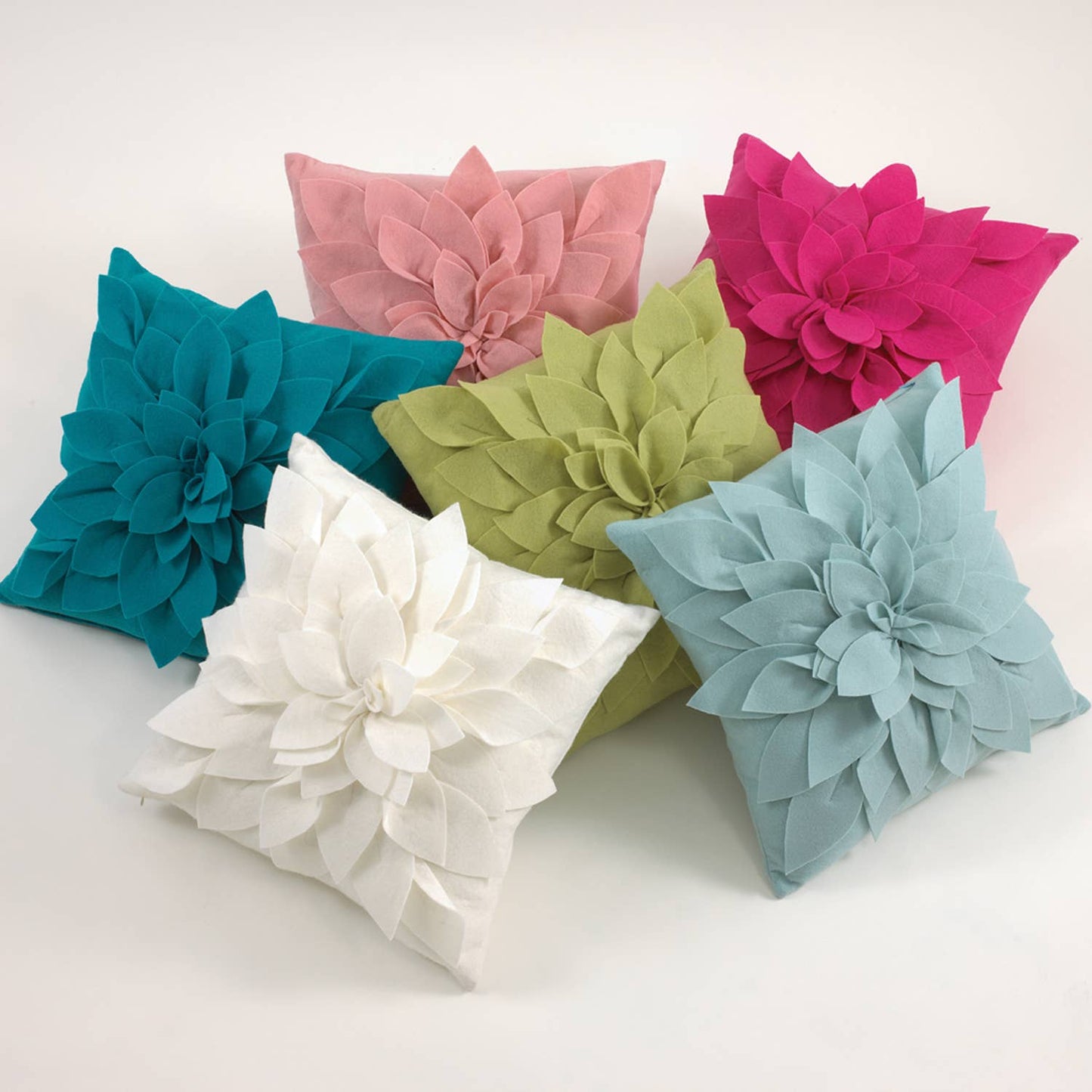 Flower Petal Throw Pillows