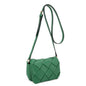 Woven Flap Crossbody Bag