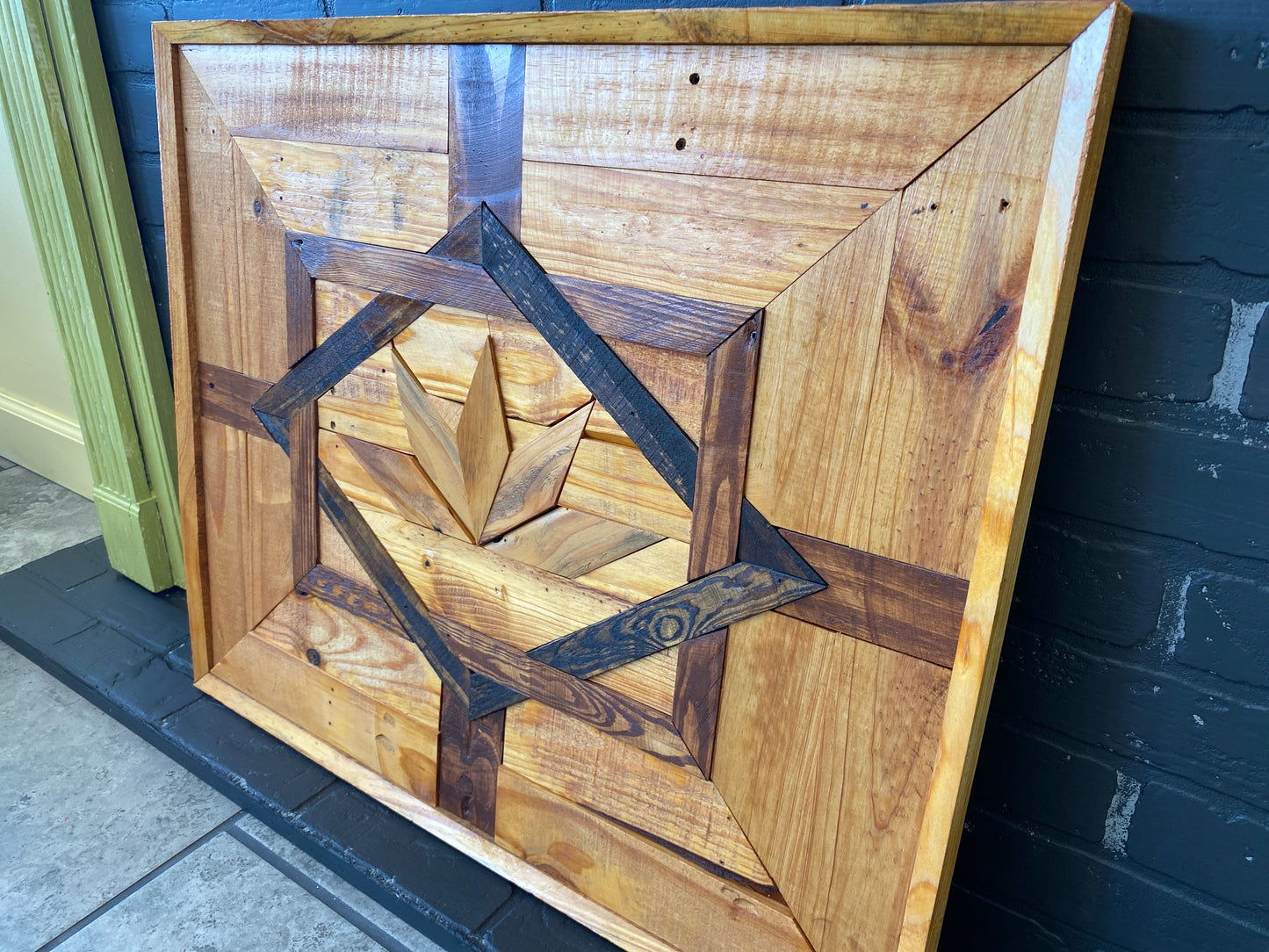 Inlaid Wooden Flower