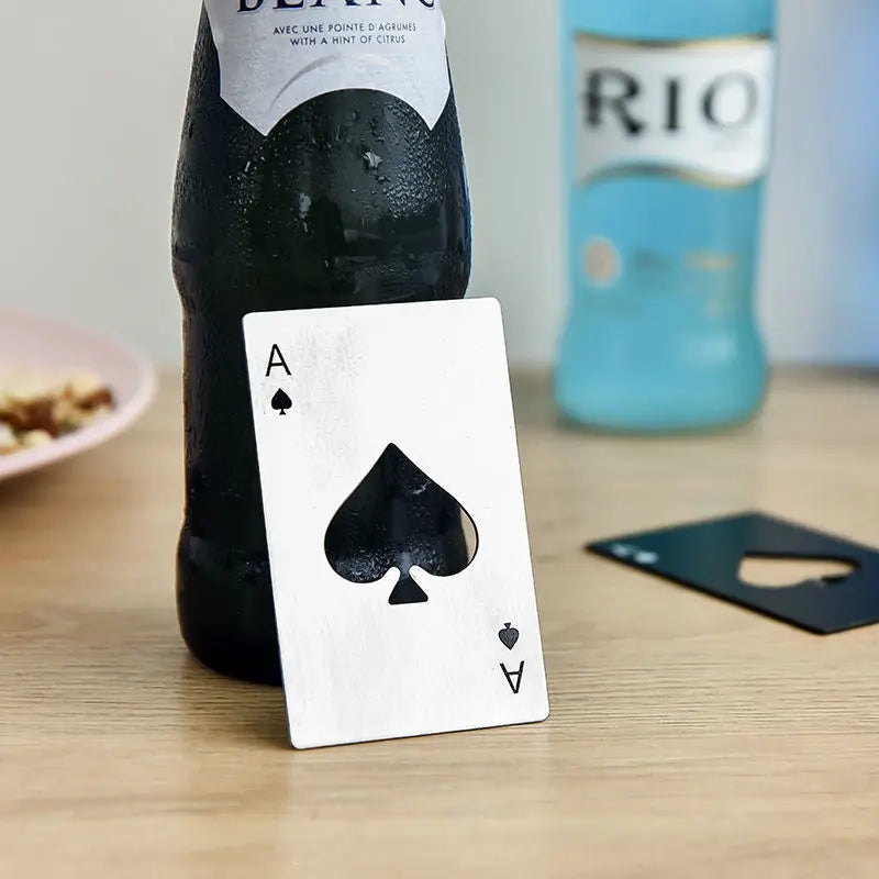 Poker Card Bottle Opener