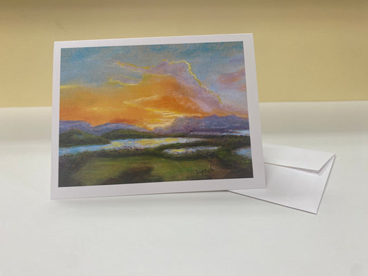 Serenity in the Caribbean, Greeting Card