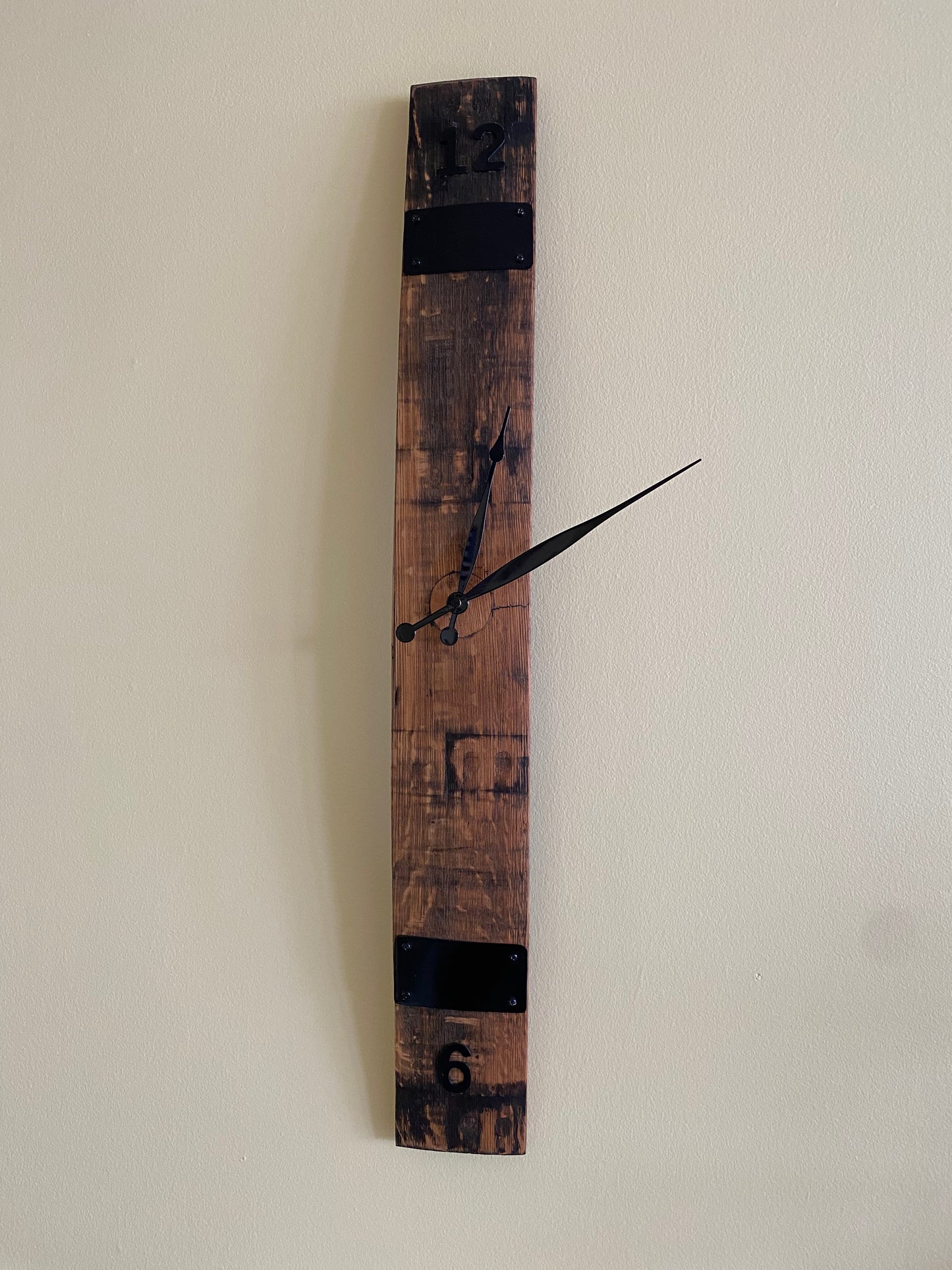 Bourbon Barrel  Stave Clock