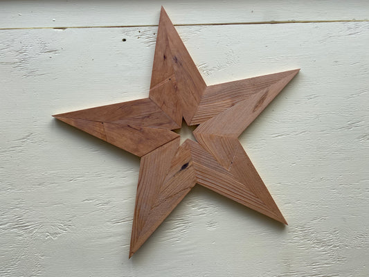 Wooden Star Wall Art