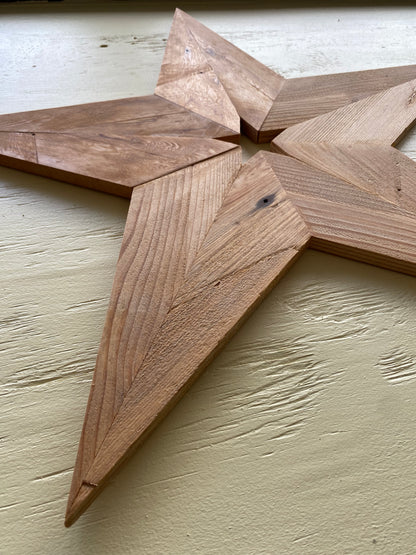 Wooden Star Wall Art