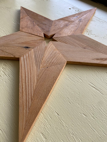 Wooden Star Wall Art