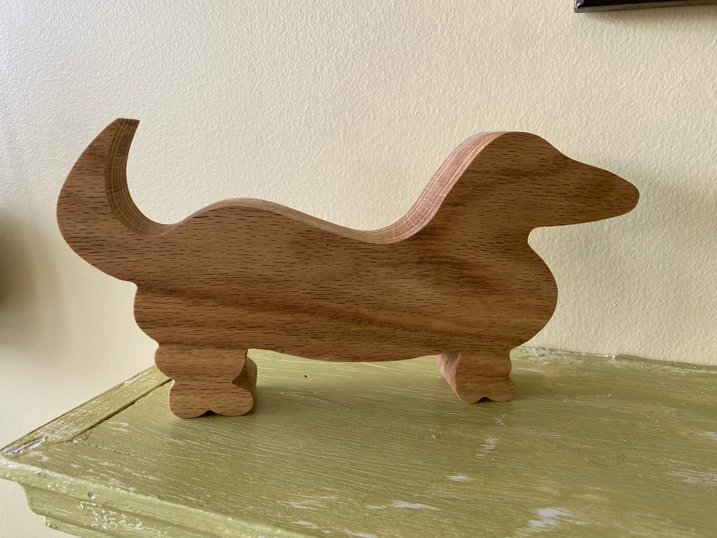 Wooden Dachshund