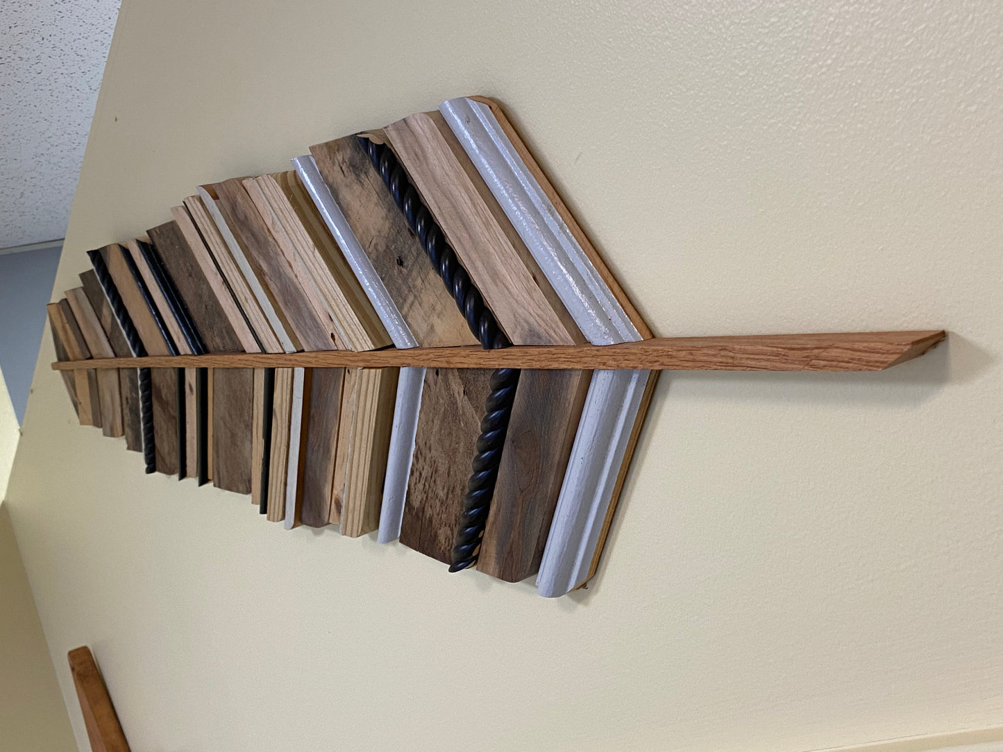 Feather Wooden Wall Art